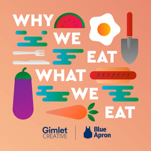 When you think about the climate change, you might think about how it’ll affect where you’ll live, or get around. But one of the most intimate effects of climate change will be on what we eat. Sea level rise, more frequent droughts, extreme weather and more will reshape our diets. On this episode of Why We Eat What We Eat, we develop a diet of the future -- the “Climate Change Diet” -- for two brave volunteers.
View artist Allie Wist’s “Flooded” project here.
Rachel’s recipe for “Climate Change Cake”- 3 cups apples, chopped (from 4-5 “ugly” apples) - 3 tsp cinnamon - 3 Tbsp sunflower oil - ⅓ cup plain yogurt  - 1/2 cup date molasses - 3 eggs from a non-industrial farm - 1 tsp bourbon - 1 1/2 cups buckwheat flour - 1 1/2 tsp baking powder - 1/2 tsp kosher salt
Preheat the oven to 350ºF, and slick a round baking pan with sunflower oil.
Mix your apples, cinnamon, yogurt, eggs, oil, date molasses, and bourbon together in a large bowl.
In a medium bowl, stir the buckwheat flour, cinnamon, baking powder, and salt together. 
Add the dry ingredients to the wet ingredients and fold together. Scrape them into the baking pan and even the top out with a spatula.
Bake for an hour, until a toothpick or tester comes out clean. Cool it in the pan for a few minutes before turning it out onto a rack.
It spoils quickly, so eat it fast.
This episode features: CC Buckley - herbalist and food stylist; Nate Cleveland - dieter; Max Elder - futurist at the Institute for the Future; Rachel Ward - dieter; Allie Wist - Brooklyn-based artist 
Learn more about your ad choices. Visit podcastchoices.com/adchoices