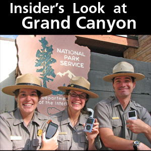 An Interview with Park Ranger Megan Kohli about Youth and teen Camps.
Working with Grand Canyon Youth, a non-profit partner of the national park, youth camps have been offered since 2008. This is an excellent opportunity for kids to get out and experience the backcountry and ride on the river rapids while learning about their national park. 
http://www.nps.gov/grca/photosmultimedia/grca_pod.htm