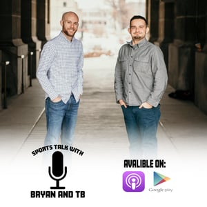 On this week of Sports Talk with Bryan and TB, Bryan is joined by Frontsretch.com's Zach Sturniolo to discuss the following:
0:17- 16:15 NASCAR Clash at the Coliseum Recap and Daytona 500
16:16- 21:00 Super Bowl LVI Preview
21:01- 24:05 New York Giants and Sturby’s thoughts on Brian Daboll
24:05- 29:45 NBA Trade Deadline
29:46 - 31:15 Final Thoughts