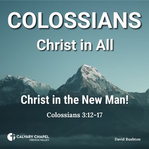 Christ in the New Man! - Colossians 3:12-17 – David Rushton - Colossians: Christ in All