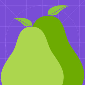 Two pears talking about tech