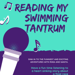 Rhea Senan and Saniya read My swimming Tantrum by Rhea Senan