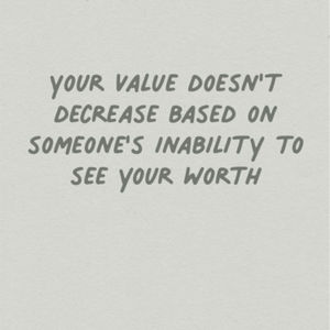 Knowing your Worth 