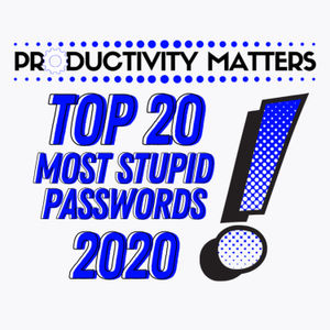Top 20 Most Stupid Passwords