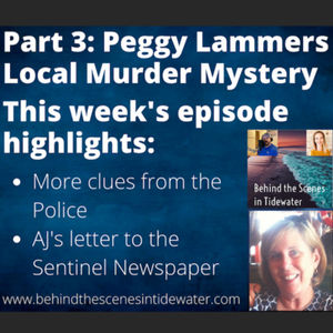 Peggy Lammers Murder Mystery. Unsolved and Local Homicide remains unsolved. Part 3