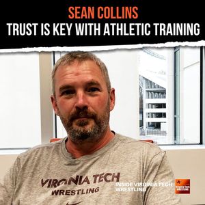 Athletic Trainer Sean Collins is on the front lines for Hokies wrestling - VT110
