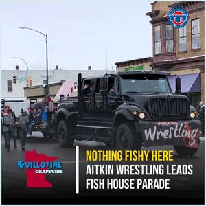Aitkin wrestling leads the Fish House Parade on Thanksgiving Weekend - GG63