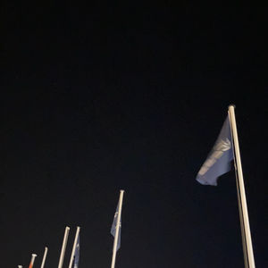 Flag poles drumming in the wind, La Napoule, France on 15th April 2024 – by Mira Burt-Wintonick