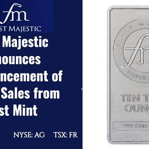 First Majestic Completes And Opens New Mint For Direct Bullion Sales