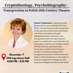 Cryptotheology, Psychobiography: Transgression in Polish 20th-Century Theatre