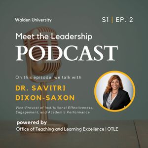 Meet Dr. Savitri Dixon-Saxon | S1E2