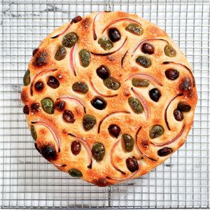 Play Me a Recipe: Anthony Falco makes Onion & Olive Bread