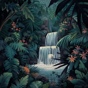 Tropical Forest Bath | Bathe in a Tropical Waterfall