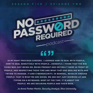 No Password Required Podcast Episode 47 — Jo Anna Parker Martin