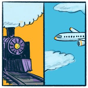 Trains vs. Planes: A transporting debate