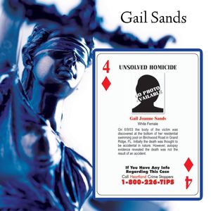 Jackson County, FL Part 3: 4 of Diamonds: Gail Sands