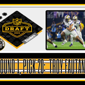BREAKING NEWS: The Steelers select OL Troy Fautanu from Washington in Round 1 of the 2024 NFL Draft