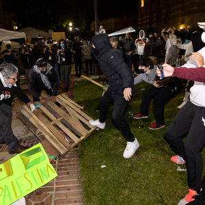 Violence Breaks Out At UCLA Encampment