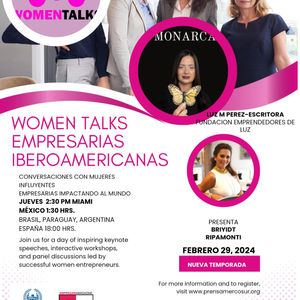 En esta edición del programa Women Talks Estuvo como invitada Luz M. Perez