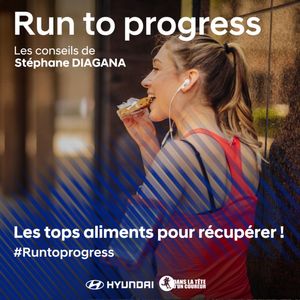 Les Tops Aliments pour mieux récupérer av Stéphane Diagana !  #RunToProgress
