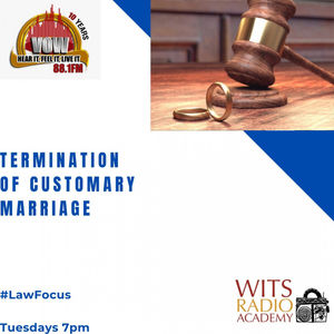 Law Focus - Termination of Customary Marriage