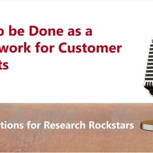 Jobs to be Done as a Framework for Customer Insights