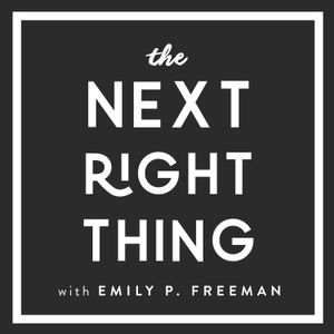 <description>&lt;p&gt;Five years ago on this very day, Tuesday, April 2nd, &lt;em&gt;The Next Right Thing&lt;/em&gt; book released into the world. It was based roughly on the first 30 episodes of this podcast. And now that book has sold over 100,000 copies, and it's still going. As a way to mark the moment, I thought I would share five decision-making principles from &lt;em&gt;The Next Right Thing&lt;/em&gt; book that I still use every single week. Maybe you'll remember one you've forgotten, or maybe you'll hear one of these tips with fresh ears. I hope you'll listen in.&lt;/p&gt; &lt;p&gt; &lt;/p&gt; &lt;p&gt;LINKS + RESOURCES FROM THIS EPISODE:&lt;/p&gt; &lt;ul&gt; &lt;li&gt;&lt;br /&gt; &lt;br /&gt;&lt;/li&gt; &lt;li&gt;&lt;a href="https://emilypfreeman.com/next-right-thing-book/" target="_blank" rel="noopener"&gt;&lt;em&gt;The Next Right Thing&lt;/em&gt; book&lt;/a&gt;&lt;/li&gt; &lt;li&gt;&lt;a href="https://emilypfreeman.com/journal/" target="_blank" rel="noopener"&gt;The Next Right Thing Guided Journal&lt;/a&gt;&lt;/li&gt; &lt;li&gt;&lt;a href= "https://emilypfreeman.com/how-to-walk-into-a-room-book/" target= "_blank" rel="noopener"&gt;Order a &lt;em&gt;How to Walk into a Room&lt;/em&gt;&lt;/a&gt;&lt;/li&gt; &lt;li&gt;Download the free discussion guide for &lt;em&gt;How to Walk into a Room&lt;/em&gt; &lt;a href= "https://emilypfreeman.com/how-to-walk-into-a-room-book/"&gt;by visiting this page and clicking the button "Discussion Guide"&lt;/a&gt;&lt;/li&gt; &lt;li&gt;&lt;a href="https://emilypfreeman.substack.com/" target="_blank" rel="noopener"&gt;Subscribe to The Soul Minimalist on Substack&lt;/a&gt;&lt;/li&gt; &lt;li&gt;&lt;a href="https://www.emilypfreeman.com/podcast/322" target= "_blank" rel="noopener"&gt;Download the transcript&lt;/a&gt;&lt;/li&gt; &lt;/ul&gt;</description>