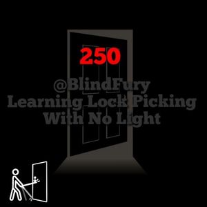 250 @BlindFury Learning Lock Picking With No Light