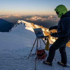 James Hart Dyke on Climbing and Painting a Mountain Summit