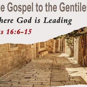 Where God is Leading
