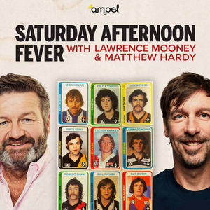 <description>&lt;p&gt;Mooney &amp;amp; Hardy discuss their own Grand Final memories and footy promotional songs through the ages.&lt;/p&gt;
&lt;p&gt;The much-loved book about growing up in the Suburbs, &lt;strong&gt;Saturday Afternoon Fever &lt;/strong&gt;is now  a smash hit podcast. Join comedian Matthew Hardy, the author of Saturday Afternoon Fever, as he reads from his best-selling book about a footy fan who’s dreams are denied,  with legendary Australian stand up comic Lawrence Mooney.&lt;/p&gt;
&lt;p&gt;As they read Saturday Afternoon Fever, Matthew and Lawrence constantly digress into the wonderful, hilarious, nostalgic worlds of their childhoods, teenage years and into their idiotic young adulthoods. As contemporary men they discuss relationships, the modern world, ethics, history and philosophy.  The big question - Will they ever finish the book? &lt;br&gt;&lt;br&gt;&lt;a href="https://www.booktopia.com.au/saturday-afternoon-fever-matthew-hardy/book/9781740513500.html."&gt;Buy your copy of Saturday Afternoon Fever by Matthew Hardy &lt;/a&gt;&lt;/p&gt;
&lt;p&gt;&lt;a href="https://www.facebook.com/SaturdayAfternoonFever/"&gt;Love the show? Join the Saturday Afternoon Fever Facebook community!&lt;/a&gt;&lt;/p&gt;
&lt;p&gt;&lt;a href="https://www.booktopia.com.au/saturday-afternoon-fever-matthew-hardy/book/9781740513500.html#:~:text=Taking%20up%20where%20FEVER%20PITCH,into%20the%201980s%20and%20beyond"&gt;&lt;/a&gt;&lt;a href="https://open.spotify.com/show/3jkU2AsVvFUrRGa7nKHPsX?si=bbf54a424d394e0d."&gt;Listen on Spotify &lt;/a&gt;&lt;/p&gt;
&lt;p&gt;&lt;a href="https://podcasts.apple.com/us/podcast/saturday-afternoon-fever-–-matthew-hardy-lawrence-mooney/id1578603656."&gt;Listen on Apple Podcasts &lt;/a&gt;&lt;/p&gt;
&lt;p&gt;&lt;a href="https://podcasts.google.com/feed/aHR0cHM6Ly93d3cub21ueWNvbnRlbnQuY29tL2QvcGxheWxpc3QvMjg1OTFiN2YtOTNjMi00NWZkLThiNmUtYWQwMzAxNGIwYTViL2UyN2JmNTE3LWEyMDktNDdlYS1hZjA5LWFlZDEwMDZhZjk3ZS9jNGY3NWRmZC1hYmNjLTRhNDEtODBjMy1hZWQxMDA2YWY5YTMvcG9kY2FzdC5yc3M?sa=X&amp;amp;ved=0CAMQ4aUDahcKEwiI0p-MnPr4AhUAAAAAHQAAAAAQaQ"&gt;Listen on Google Podcasts &lt;/a&gt;&lt;/p&gt;
&lt;p&gt;For Sponsorship enquiries email &lt;a href="mailto:Lauren@ampel.com.au"&gt;hearhere@ampel.com.au&lt;/a&gt;&lt;/p&gt;&lt;p&gt;See &lt;a href="https://omnystudio.com/listener"&gt;omnystudio.com/listener&lt;/a&gt; for privacy information.&lt;/p&gt;</description>